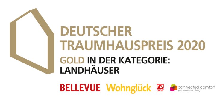 Sieger Deutscher Traumhauspreis 2020, Gold in der Kategorie Landhäuser